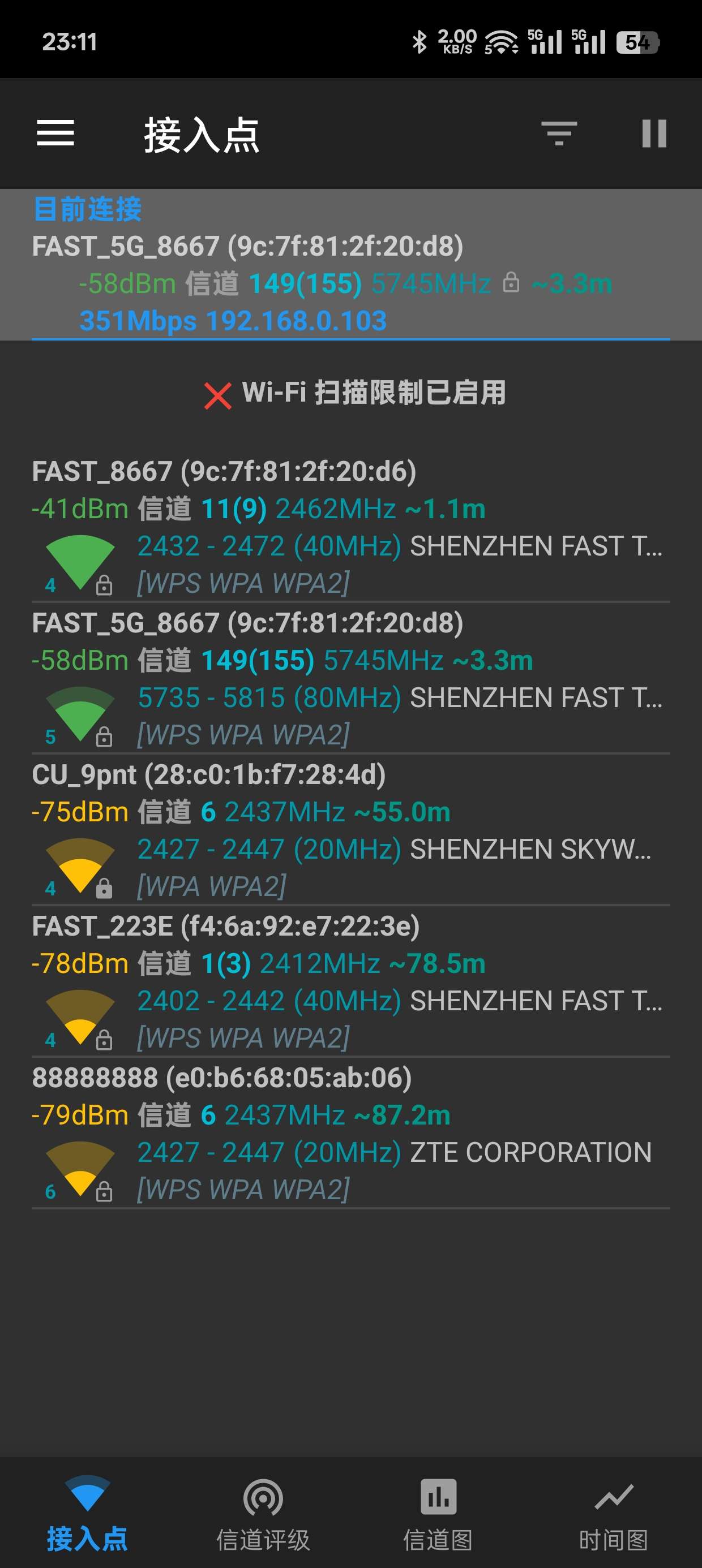 【分享】WiFiAnalyzer 3.1.4Wifi网络分析工具-爱乐享资源网